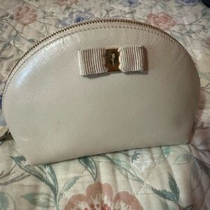 Salvatore Ferragamo Metallic Gold Pouch